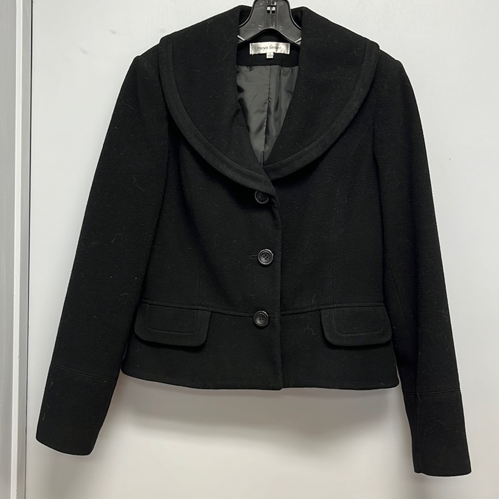 Harve Bernard black crop jacket!